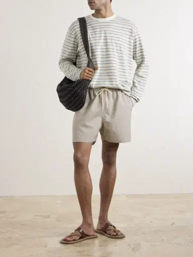 Auralee Wool Drawstring Shorts - Men | Thumbnail 2