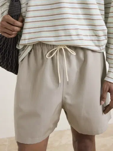 Auralee Wool Drawstring Shorts - Men | Thumbnail 5