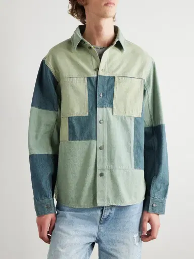 MANAAKI Patchwork Denim Shirt - Men | Thumbnail 3 MANAAKI Patchwork Denim Shirt - Men | Thumbnail 3