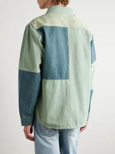 MANAAKI Patchwork Denim Shirt - Men | Thumbnail 4 MANAAKI Patchwork Denim Shirt - Men | Thumbnail 4