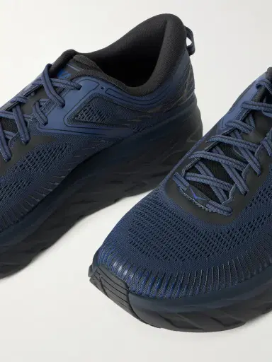 Hoka Bondi 7 Rubber-Trimmed Mesh Running Sneakers - Men | Thumbnail 5