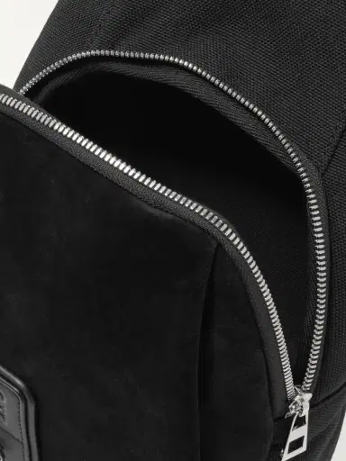 Loewe Flex Sling Leather and Suede-Trimmed Canvas Bag - Men | Thumbnail 5