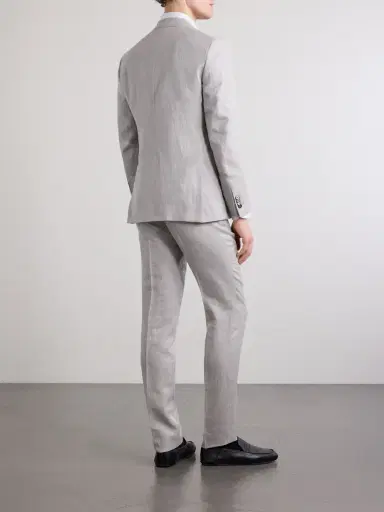 Zegna Wool, Linen and Silk-Blend Suit Jacket - Men | Thumbnail 4 Zegna Wool, Linen and Silk-Blend Suit Jacket - Men | Thumbnail 4