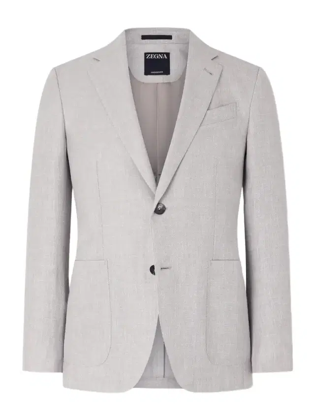 Zegna Wool, Linen and Silk-Blend Suit Jacket - Men