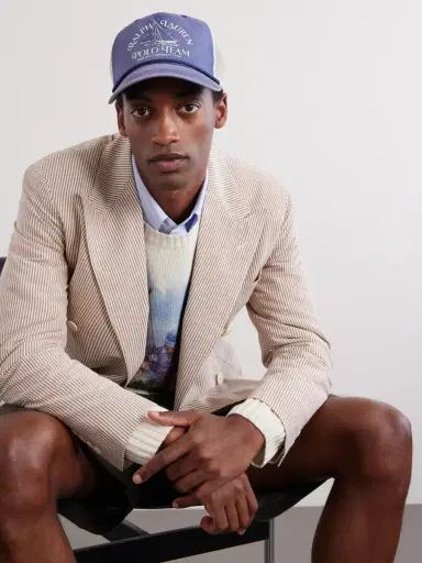Polo Ralph Lauren Logo-Print Mesh and Cotton-Twill Cap - Men | Thumbnail 2 Polo Ralph Lauren Logo-Print Mesh and Cotton-Twill Cap - Men | Thumbnail 2