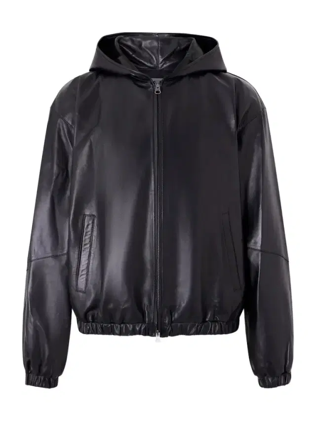 Amomento Leather Hooded Jacket - Men