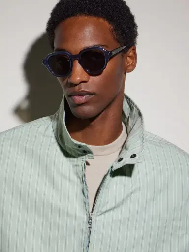 Loewe Slim Round Acetate Sunglasses - Men | Thumbnail 2 Loewe Slim Round Acetate Sunglasses - Men | Thumbnail 2