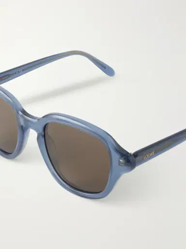Loewe Slim Round Acetate Sunglasses - Men | Thumbnail 3 Loewe Slim Round Acetate Sunglasses - Men | Thumbnail 3