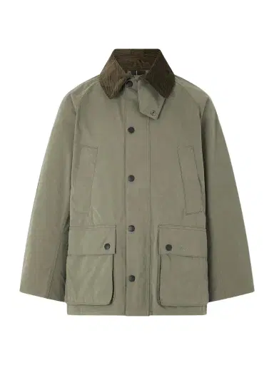 Barbour Bedale Corduroy-Trimmed Waxed Woven Jacket - Men | Thumbnail 1