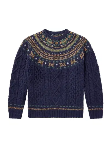 Beams Plus Cable-Knit Wool Sweater - Men | Thumbnail 1 Beams Plus Cable-Knit Wool Sweater - Men | Thumbnail 1