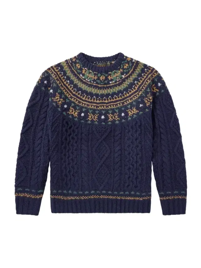 Cable-Knit Wool Sweater - Men