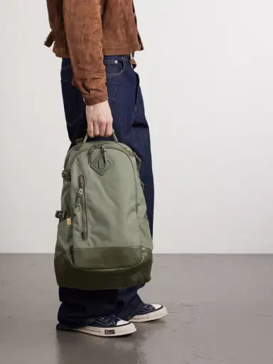 Visvim 20L Leather-Trimmed CORDURA® Backpack - Men | Thumbnail 2 Visvim 20L Leather-Trimmed CORDURA® Backpack - Men | Thumbnail 2