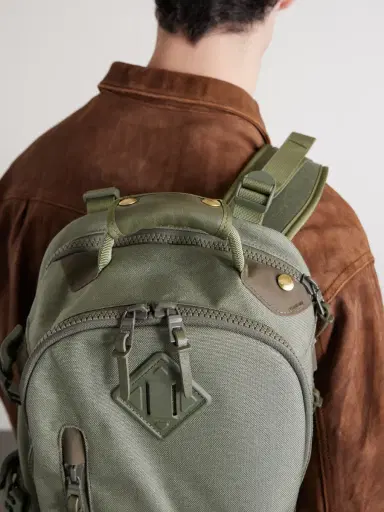 Visvim 20L Leather-Trimmed CORDURA® Backpack - Men | Thumbnail 6 Visvim 20L Leather-Trimmed CORDURA® Backpack - Men | Thumbnail 6