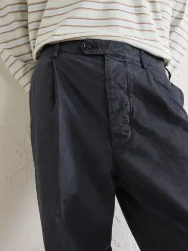Auralee Wide-Leg Pleated Garment-Dyed Cotton-Twill Chinos - Men | Thumbnail 5
