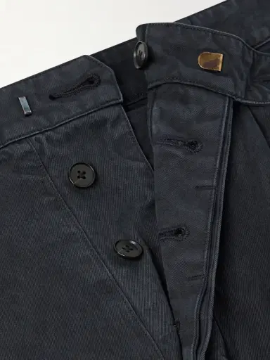 Auralee Wide-Leg Pleated Garment-Dyed Cotton-Twill Chinos - Men | Thumbnail 6