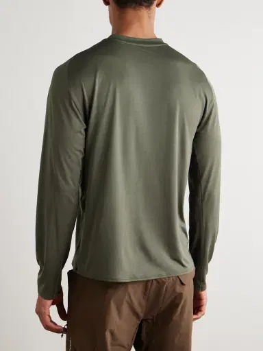 Portal Lateral Peak Logo-Print Recycled-Jersey T-Shirt - Men | Thumbnail 4