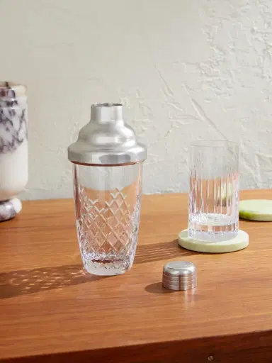 Soho Home Barwell Crystal and Stainless Steel Cocktail Shaker - Men | Thumbnail 2 Soho Home Barwell Crystal and Stainless Steel Cocktail Shaker - Men | Thumbnail 2