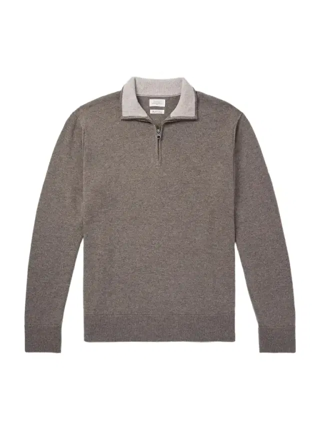 Hartford Wool and Cashmere-Blend Half-Zip Sweater - Men