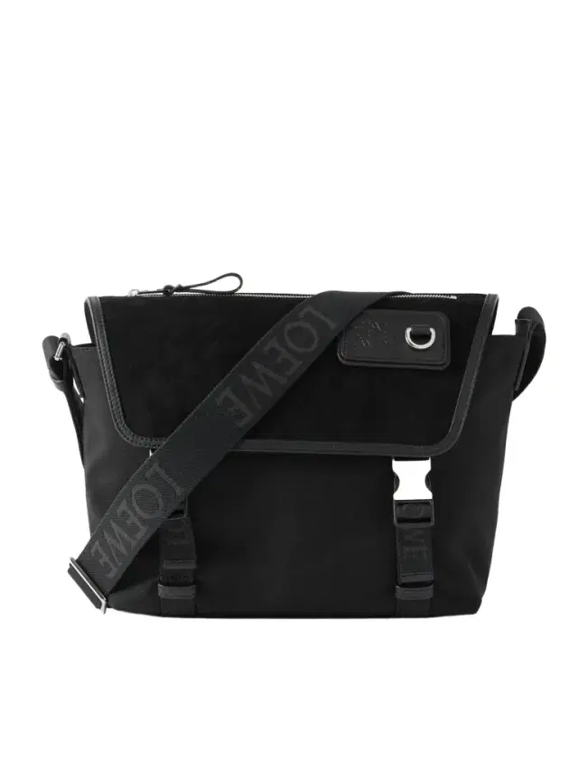 Loewe Leather-Trimmed Suede and Canvas Messenger Bag - Men