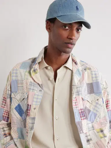 Polo Ralph Lauren Logo-Embroidered Denim Baseball Cap - Men | Thumbnail 3