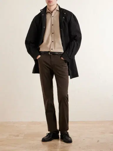 Purdey Slim-Fit Straight-Leg Cotton-Blend Twill Trousers - Men | Thumbnail 2 Purdey Slim-Fit Straight-Leg Cotton-Blend Twill Trousers - Men | Thumbnail 2