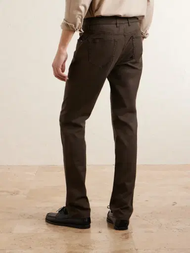 Purdey Slim-Fit Straight-Leg Cotton-Blend Twill Trousers - Men | Thumbnail 4 Purdey Slim-Fit Straight-Leg Cotton-Blend Twill Trousers - Men | Thumbnail 4