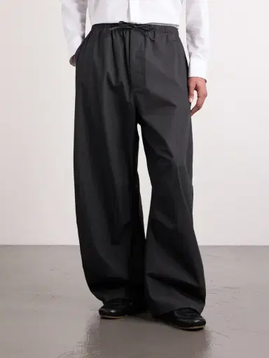 Amomento Cotton Wide-Leg Trousers - Men | Thumbnail 3 Amomento Cotton Wide-Leg Trousers - Men | Thumbnail 3