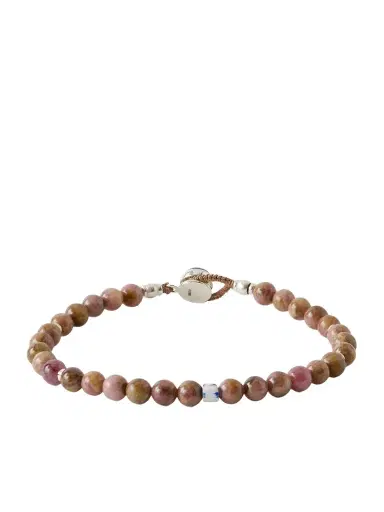 Mikia Circle8 Sterling Silver, Tourmaline Cat's Eye and Charoite Beaded Bracelet - Men | Thumbnail 1 Mikia Circle8 Sterling Silver, Tourmaline Cat's Eye and Charoite Beaded Bracelet - Men | Thumbnail 1