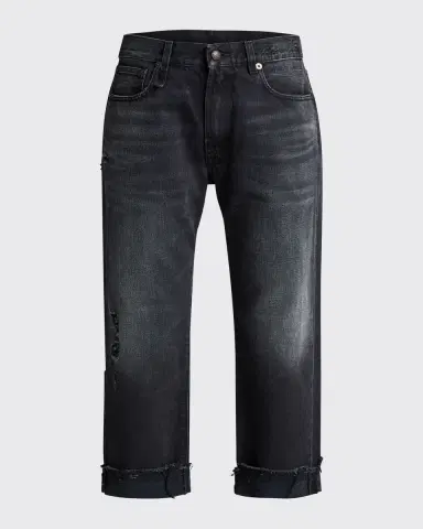 R13 Wide-Leg Cropped Boyfriend Jeans | Thumbnail 5 R13 Wide-Leg Cropped Boyfriend Jeans | Thumbnail 5