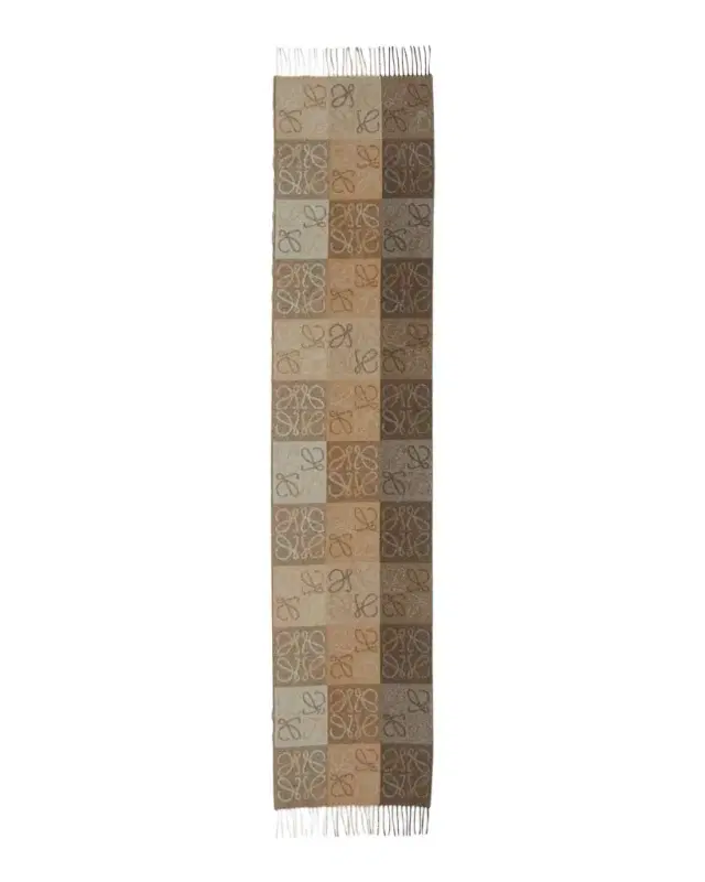 Loewe Anagram Logo Cashmere-Blend Scarf