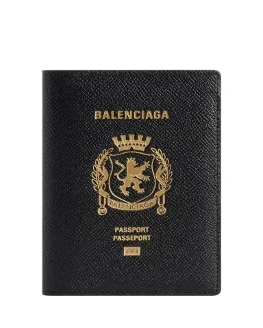 Balenciaga Passport Leather Holder | Thumbnail 1 Balenciaga Passport Leather Holder | Thumbnail 1