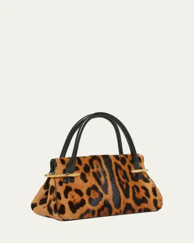 Givenchy Mini Pinch Leopard Pony-Effect Top-Handle Bag | Thumbnail 3 Givenchy Mini Pinch Leopard Pony-Effect Top-Handle Bag | Thumbnail 3