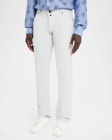 Kiton Men's Plus One Slim Stretch Five-Pocket Pants | Thumbnail 4 Kiton Men's Plus One Slim Stretch Five-Pocket Pants | Thumbnail 4