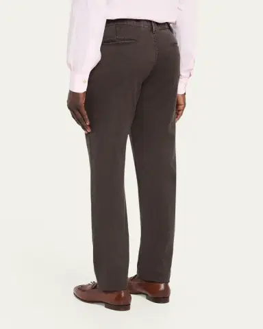 Kiton Men's Washed-Effect Wool Four-Pocket Pants | Thumbnail 9 Kiton Men's Washed-Effect Wool Four-Pocket Pants | Thumbnail 9
