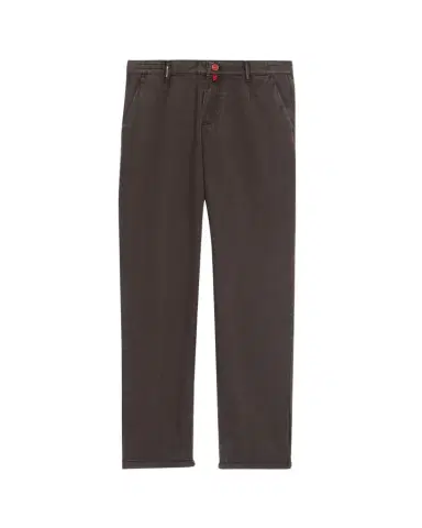 Kiton Men's Washed-Effect Wool Four-Pocket Pants | Thumbnail 1 Kiton Men's Washed-Effect Wool Four-Pocket Pants | Thumbnail 1