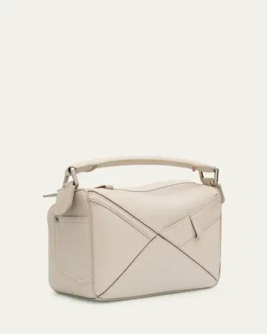 Loewe Puzzle Panta Small Top-Handle Bag in Leather | Thumbnail 3 Loewe Puzzle Panta Small Top-Handle Bag in Leather | Thumbnail 3