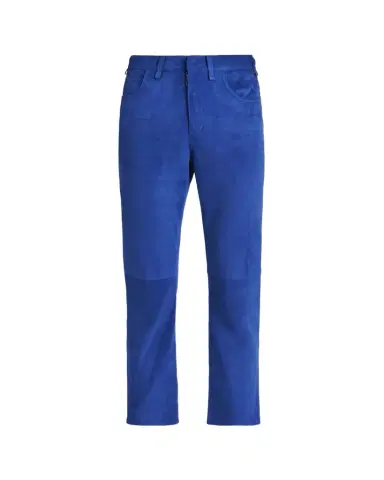 Tom Ford Lamb Suede Slim-Leg Ankle Pants | Thumbnail 1 Tom Ford Lamb Suede Slim-Leg Ankle Pants | Thumbnail 1