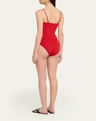 Nili Lotan Ruched U-Ring One-Piece Swimsuit | Thumbnail 12