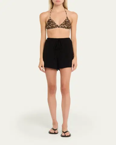 Nili Lotan Frances Drawstring Shorts | Thumbnail 2 Nili Lotan Frances Drawstring Shorts | Thumbnail 2