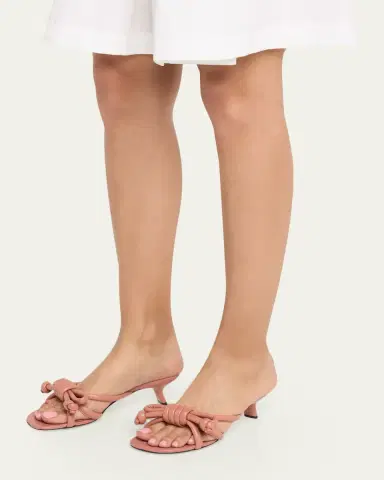 Loewe 45mm Flamenco Leather Knot Sandals | Thumbnail 2 Loewe 45mm Flamenco Leather Knot Sandals | Thumbnail 2