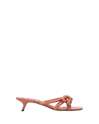 Loewe 45mm Flamenco Leather Knot Sandals | Thumbnail 1 Loewe 45mm Flamenco Leather Knot Sandals | Thumbnail 1