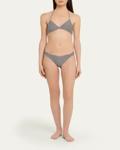 Nili Lotan Printed Triangle Bikini Top | Thumbnail 2