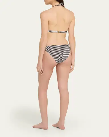 Nili Lotan Printed Triangle Bikini Top | Thumbnail 3
