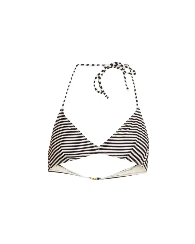 Printed Triangle Bikini Top