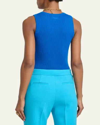 Chloé Wool Rib Knit Tank Top | Thumbnail 3