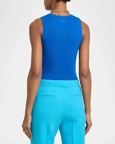 Chloé Wool Rib Knit Tank Top | Thumbnail 7