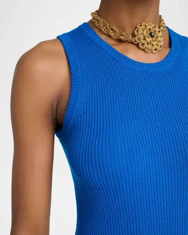 Chloé Wool Rib Knit Tank Top | Thumbnail 9