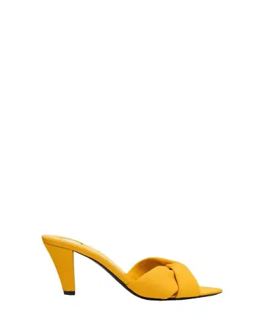 Saint Laurent 75mm Franciane Satin Mule Sandals | Thumbnail 1 Saint Laurent 75mm Franciane Satin Mule Sandals | Thumbnail 1
