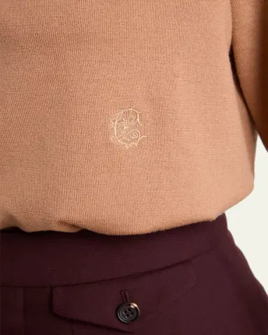 Chloé Ruffle-Edge Merino Wool Turtleneck Sweater | Thumbnail 5 Chloé Ruffle-Edge Merino Wool Turtleneck Sweater | Thumbnail 5