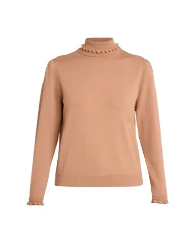Chloé Ruffle-Edge Merino Wool Turtleneck Sweater | Thumbnail 1 Chloé Ruffle-Edge Merino Wool Turtleneck Sweater | Thumbnail 1